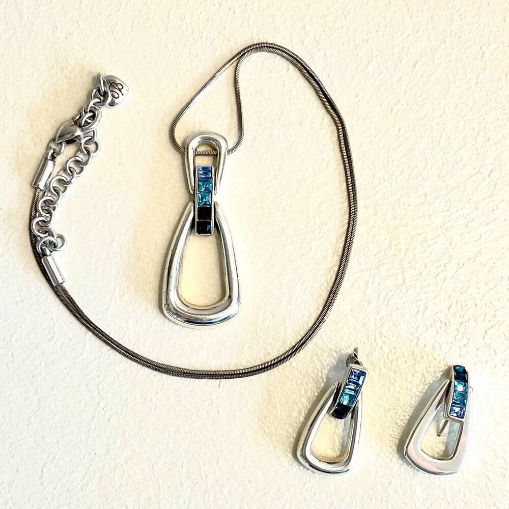 BRIGHTON SPECTRUM LOOP NECKLACE AND EARRING SET